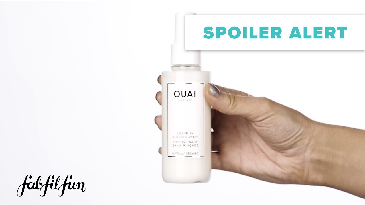 cohorted beauty box unboxing Reduce Frizz & Fly-Aways with OUAI | Spring Spoiler | FabFitFun