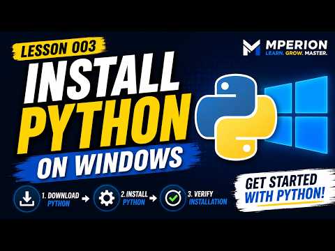 003. Install Python on Windows | The Python Mega Course: Build 10 Real-World Applications