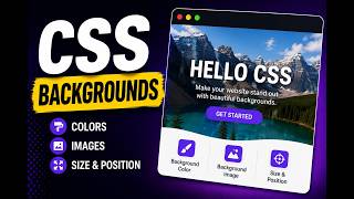 How to add background in CSS | Background Image, Size & Position
