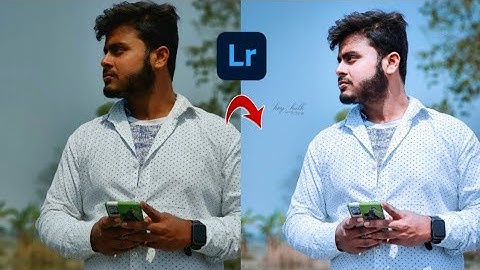 Lightroom urban black effect photo editing tutorial | lightroom background colour change preset