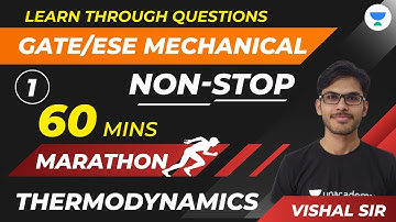 Thermodynamics Question Series | Part 1 | GATE Mechanical Engineering Exam | 60 mins Marathon