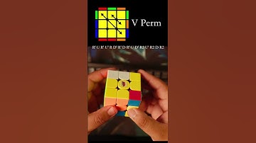 PLL Alg #19: V Perm #speedcubing #algorithm #PLL #fypシ゚viral #wow #3x3