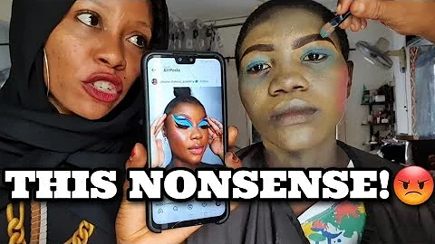 I WENT TO THE MAD WORST REVIEWED MAKEUP ARTIST IN NIGERIA (LAGOS)