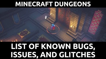 Minecraft Dungeons List Of Known Bugs, Issues, And Glitches