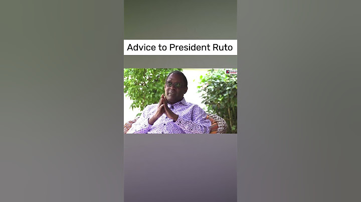 Advice to President Ruto
