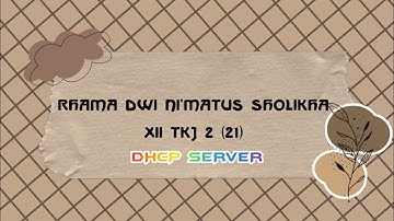 TUTORIAL INSTALASI & KONFIGURASI DHCP SERVER PADA DEBIAN 10 DI VIRTUALBOX