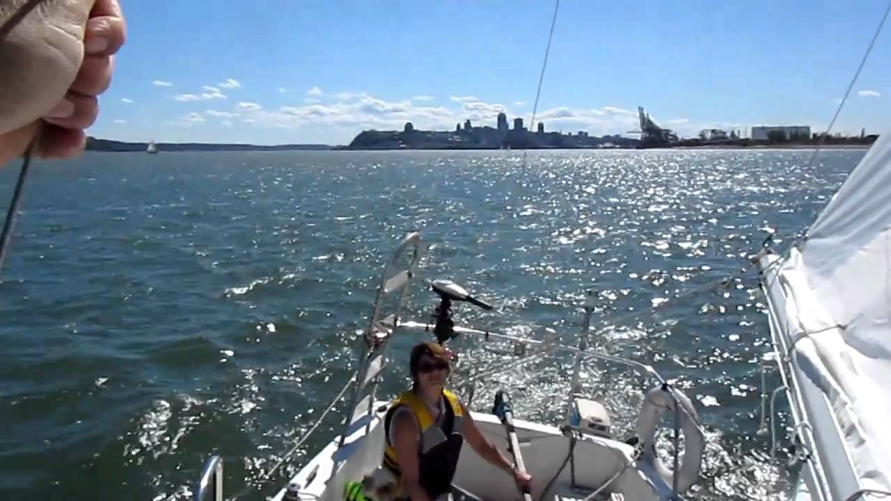 Macgregor 25 sailing Quebec city 2010 YouTube