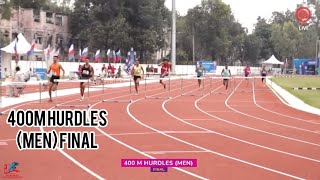 400m hurdles men final 23 national championships