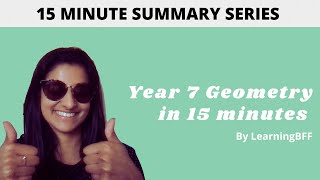 Celebrity Year 7 Geometry in 15 minutes (LearningBFF) | Year 7 Australian Maths Wealth
