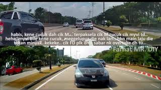 Lajunya civic FD!!  Street race.... Myvi vs Civic FD vs cik M