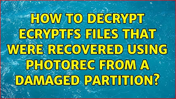 How to decrypt eCryptfs files that were recovered using photorec from a damaged partition?