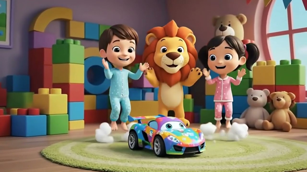 Откройте волшебную коробку! 🎁 Песенка про льва, машинку и печенье для малышей