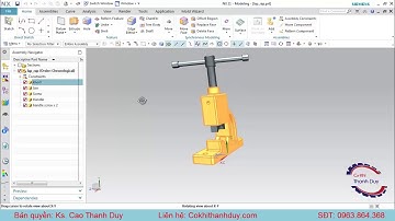 Học NX-Chương 1- TC2 Giới thiệu về Giao diện Thanh công cụ Menu và chức năng chính