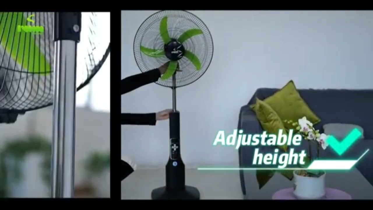 Iwin 18inch Rechargeable Standing Fan