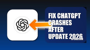 How To Fix ChatGPT Crashes After Update 2026