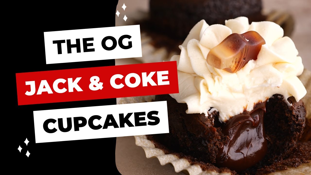 The Best Jack and Coke Cupcakes Recipe YouTube