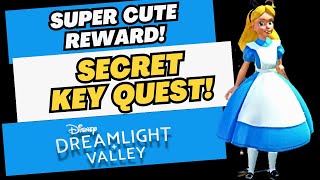 Secret Key Quest in Alice in Wonderland!