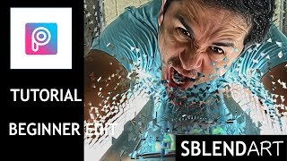 Picsart photo editor dispersion effect tutorial - super easy dispersion effect photo editing screenshot 5