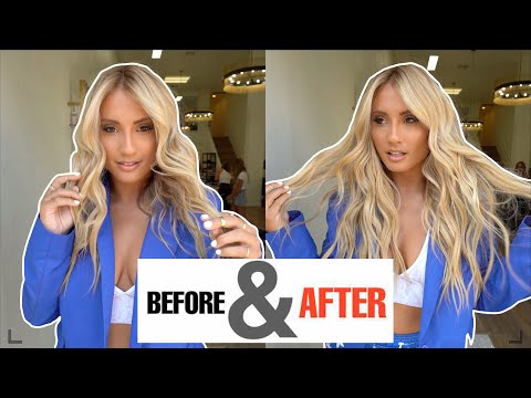 Installing Montana Tuckers Habit Hair X Clipin Extensions! | @Hairby_chrissy