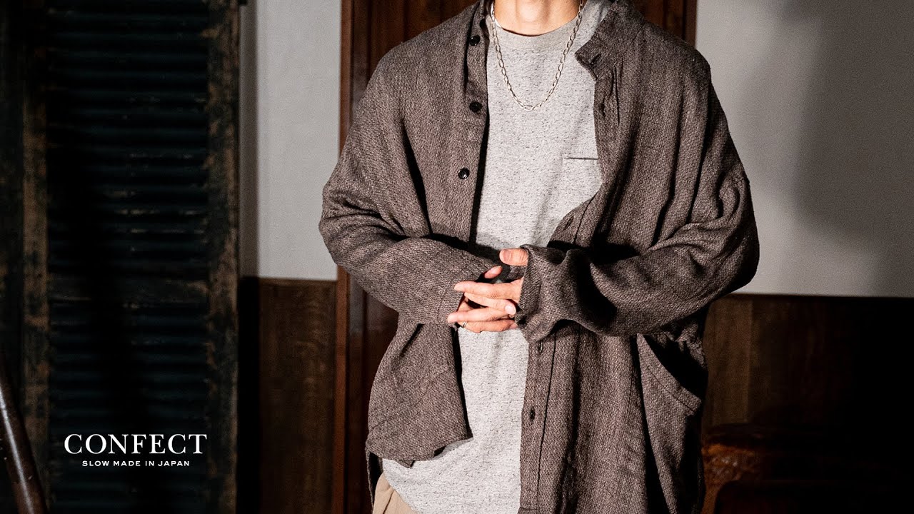 CONFECT リネンシルクスモックシャツ