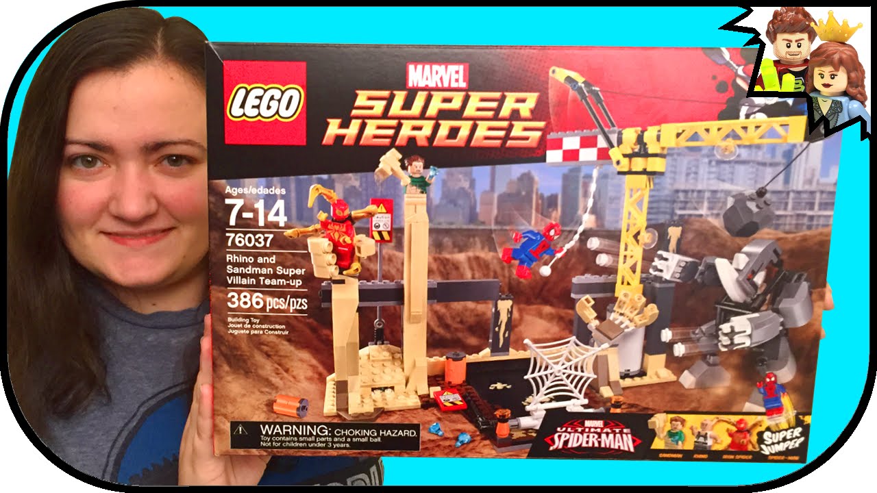 lego spiderman sandman set