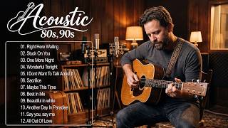 Best Acoustic Love Songs 70s 80s 90s ☕ Soft Coffee Shop Music for Relaxing & Unwinding