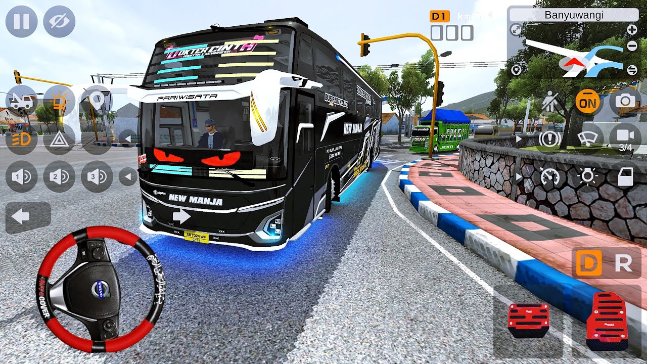 Bus Pariwisata Dokter Cinta New Manja 24 Corong Bawa Rombongan Karyawan Gudang Gula Ke Bali