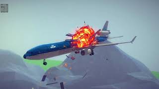 Besiege Plane Crash compilation: 2