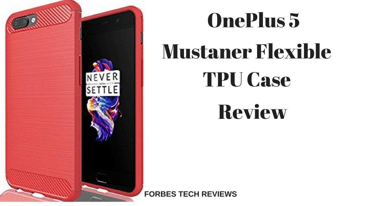 OnePlus 5 Mustaner Flexible TPU Case Review(Red Texture)