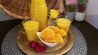Orangeade Ou Jus Dorange Facile À Faire.....