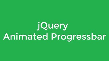 How to use jQuery Animated Progress Bar in Bangla