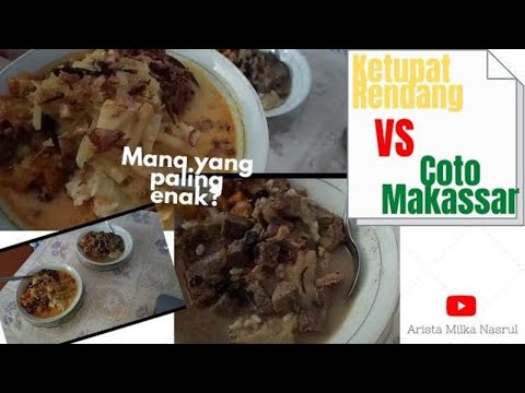 Masakan Bunda Menu Ketupat Lebaran Lengkap Pakai Coto Makassar | Auto Kenyaang!! Yang Nikmat