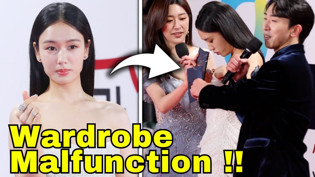 Ahn Eun Jin Experienced A Wardrobe Malfunction At The Blue Dragon Film 