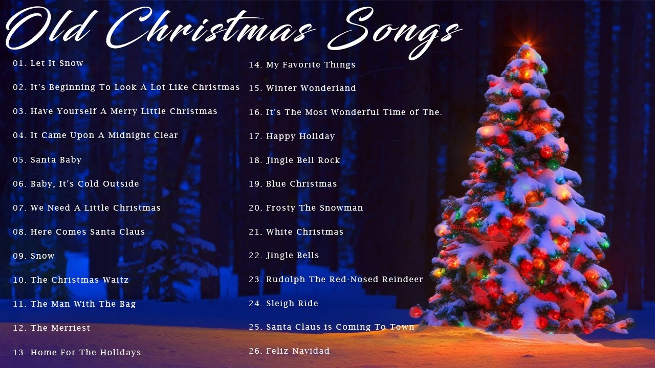 ⁣Old Christmas Songs 2023 - Medley   A good hour of good old classic christmas songs