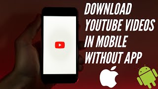 How To Download Youtube Videos Without App --- Basic Growth