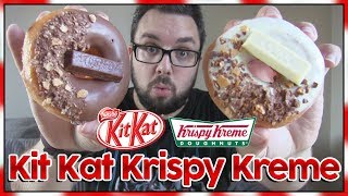 Kit Kat Krispy Kreme Doughnuts Review (Milk & White Choc)