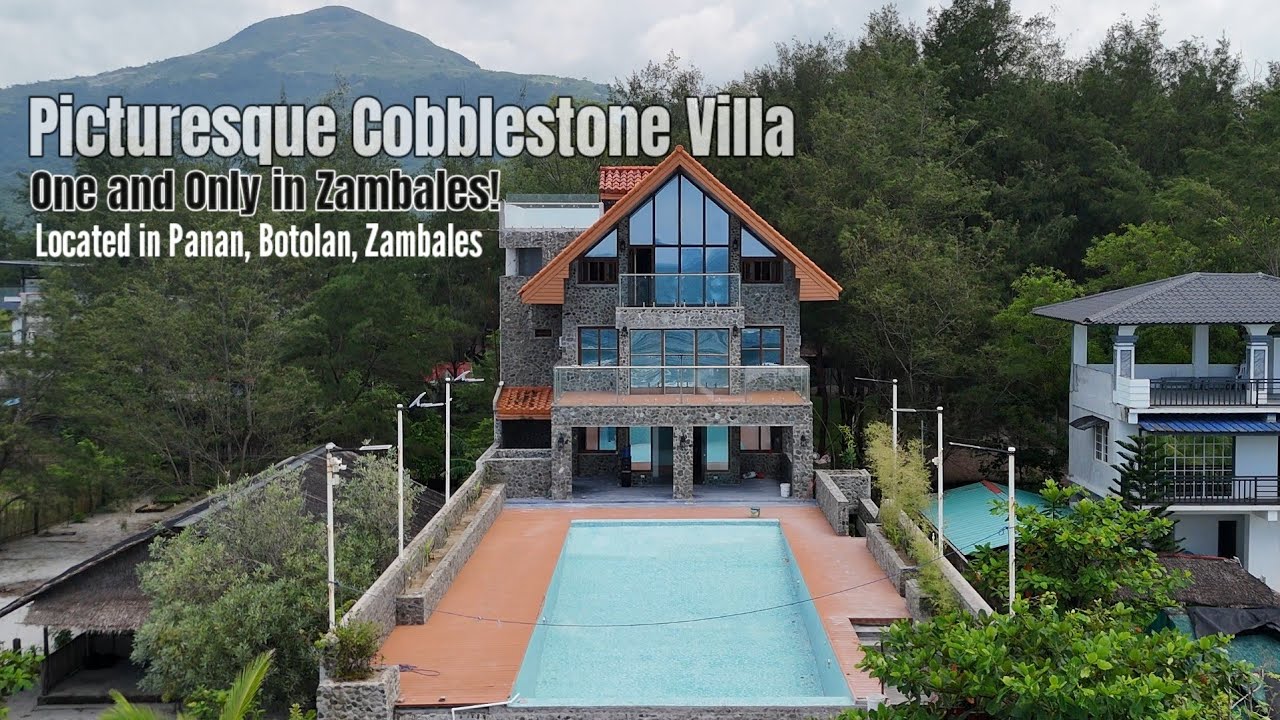 Stunning Beachfront Cobblestone Villa in Zambales 