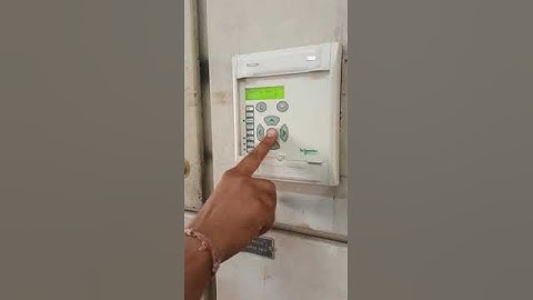 Micom relay alarm reset