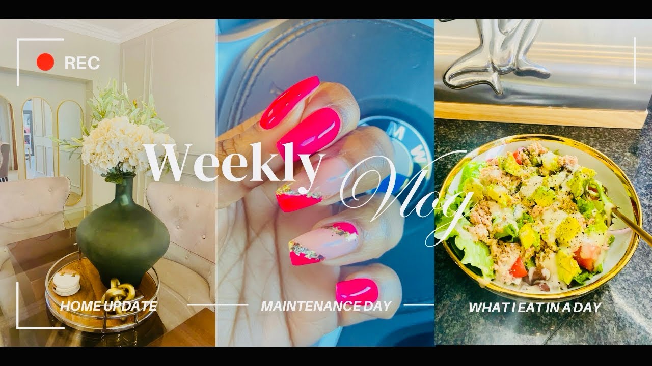 Weekly vlog|| Home update || Paint with me||Maintenance Day|| What I eat in a day || SA YouTuber