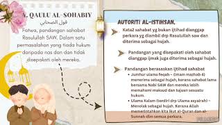 PSI T4: Dalil-dalil Hukum Syarak yang tidak Disepakati PSI T4: Dalil-dalil Hukum Syarak yang tidak Disepakati
