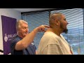 Houston chiropractor dr gregory johnson helps man from oklahoma with dowagers hump  fhp posture