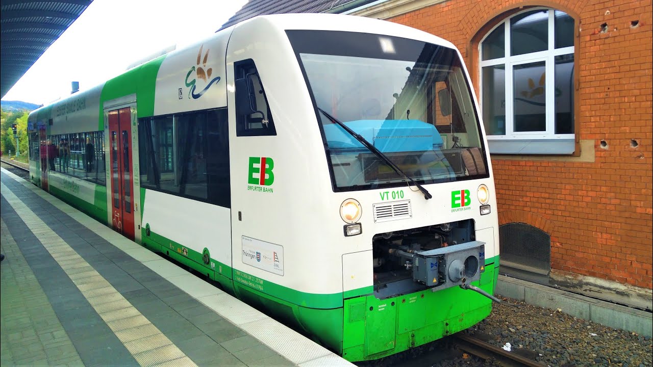 Schmutzige Schienen - Herbstwetter | Saalfeld - Arnstadt | Führerstandsmitfahrt | RS1 Regio Shuttle