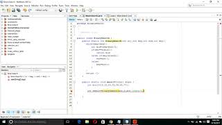 Implementing Binary Search algorithm using java
