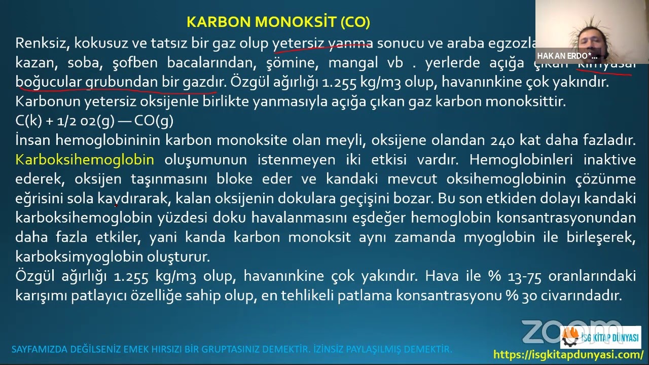 Kimyasal Risk Etmenleri Konu Anlatımı Ders 5- 2022