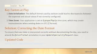 Resolve Spring Boot Date Issue: How to Prevent Decrement on Day from Date
