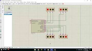 Semáforo de 4 Vías en PIC16F