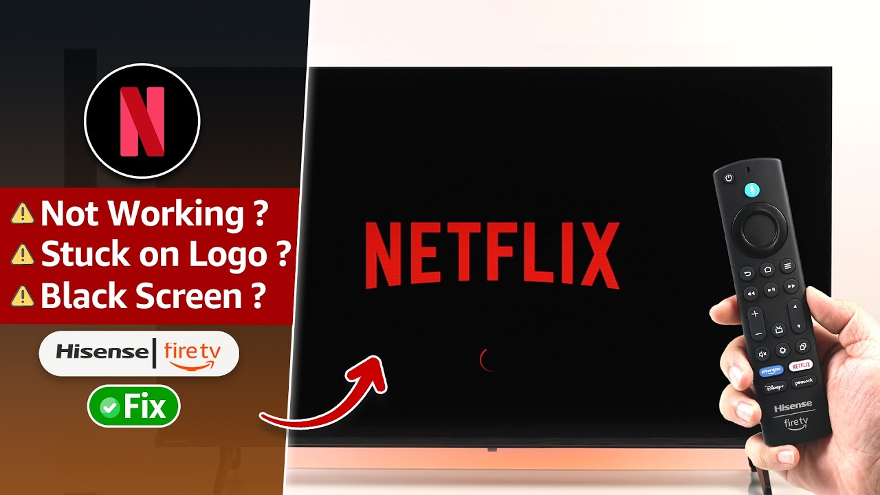 HiSense Fire TV Netflix Not Working! Here's The Fix! - YouTube