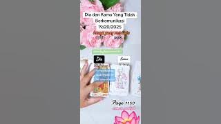 Dia dan Kamu Yang Tidak Berkomunikasi 19 /10/2025 tiktok @Thehighpriestess1111ss 