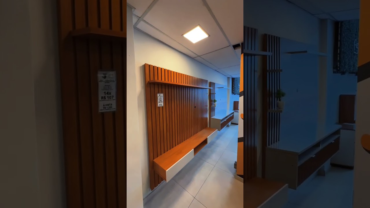 Transforme sua sala com o Painel Venus! Ideal para TVs de até 70 polegadas.