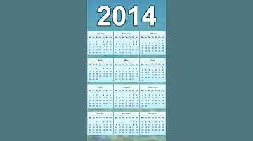 2014 Calendar
